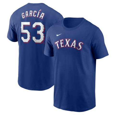 Men's Nike Adolis García Royal Texas Rangers Fuse Name & Number T-Shirt