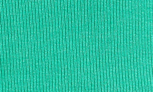 Mango Gymnastic Rib Knit Tank In Green