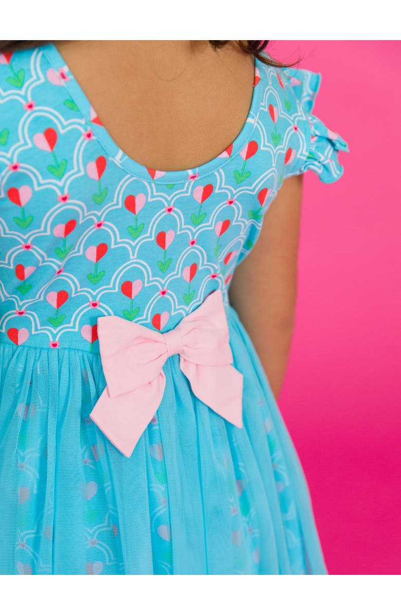 RuffleButts Baby Girls Flutter Tulle Twirl Dress, Alternate, color, 