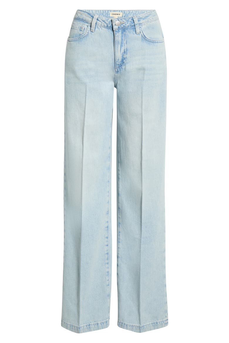 Scottie High Waist Wide Leg Jeans, Main, color, LAGO
