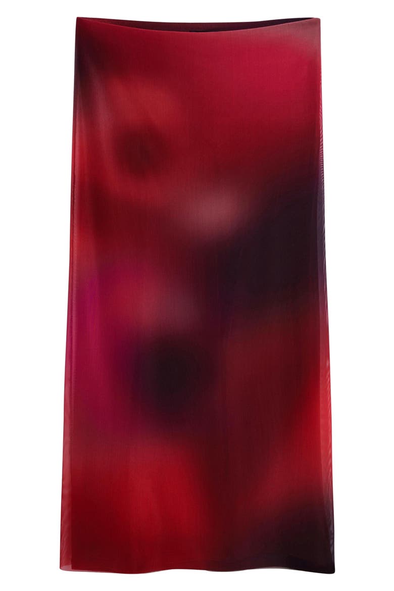 Print Maxi Skirt, Alternate, color, PINK