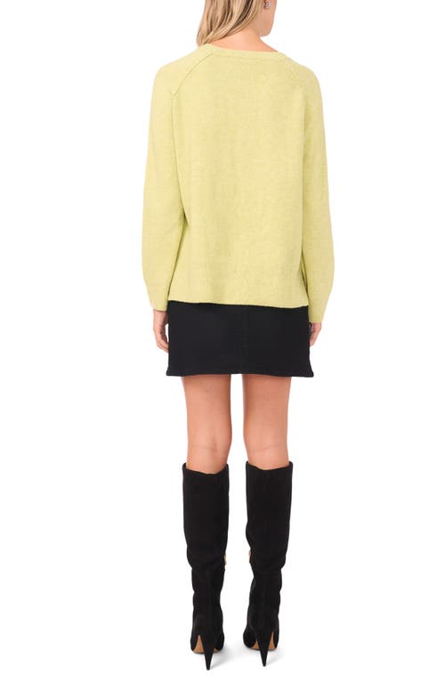 Vince Camuto Raglan Sleeve Sweater In Yellow
