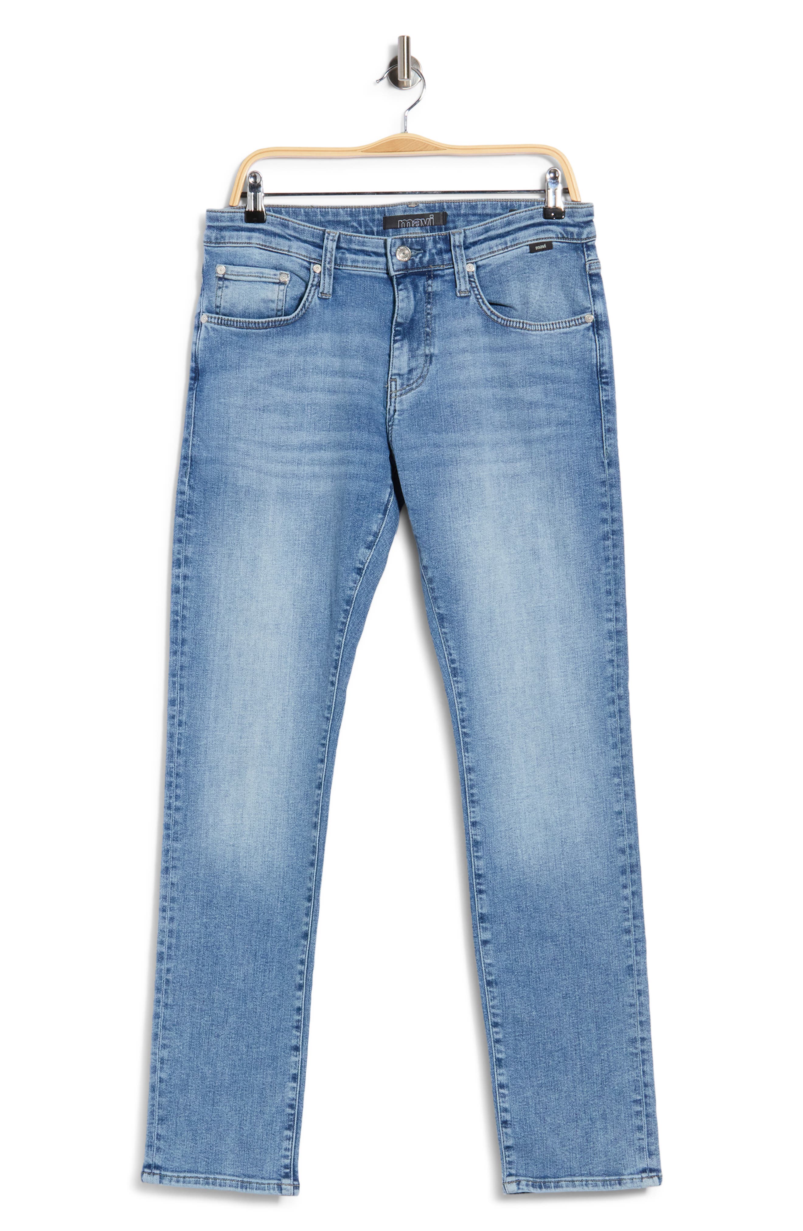 Jake Mid Rise Slim Leg Jeans