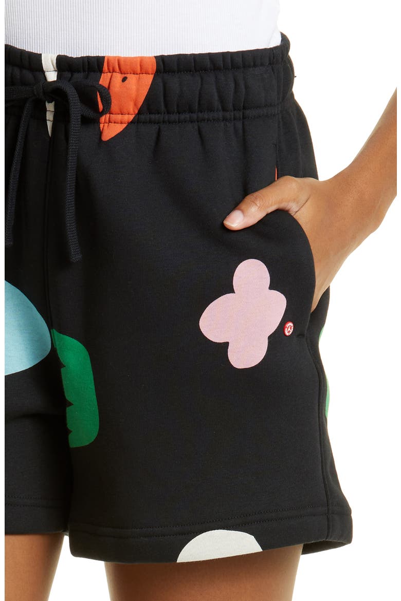 Women's Flight Fleece Shorts, Alternate, color, BLACK