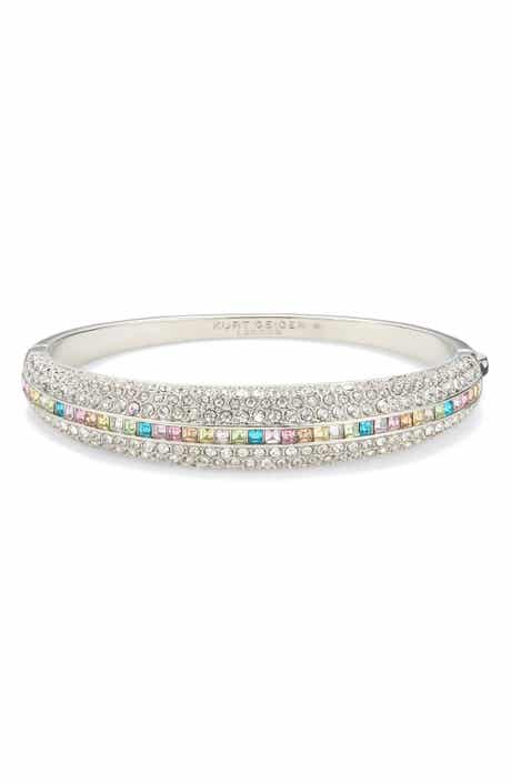 Kurt Geiger London Mulitcolor Pavé Crystal Dome Bangle