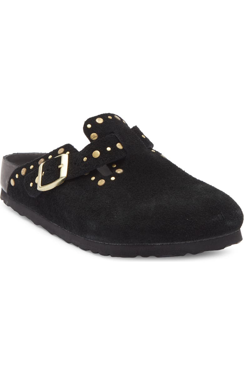 Birkenstock Boston Rivets Exquisite Clog, Main, color, Black