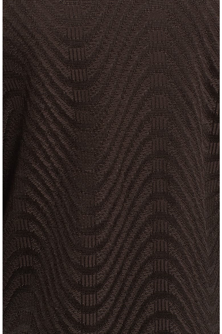 Long Jacquard Knit Jacket, Alternate, color, COFFEE/ CEDAR/ WOODCHIP