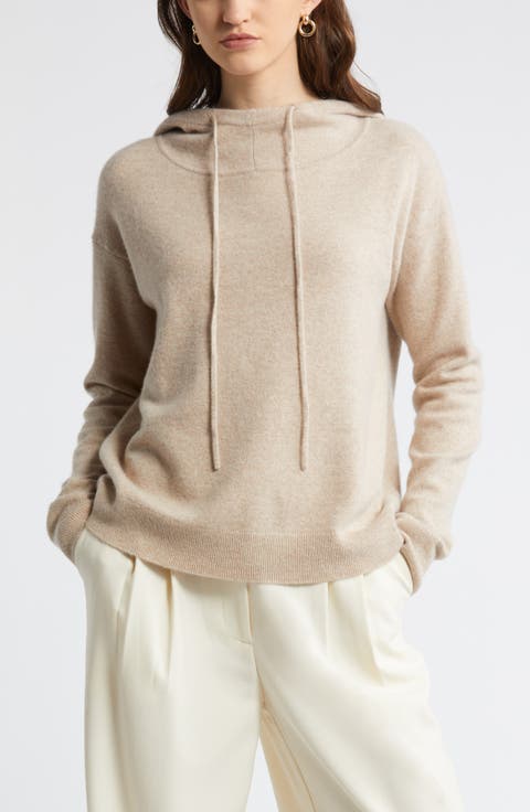 Cashmere Blend Sweater Hoodie