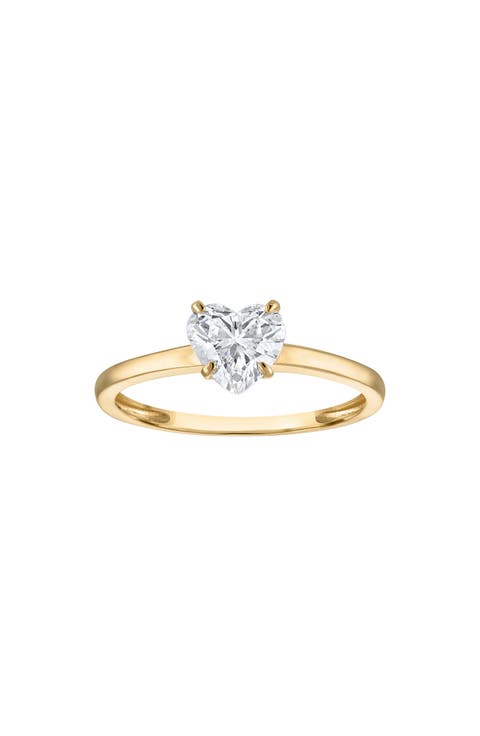 14K Gold Lab Grown Diamond Ring