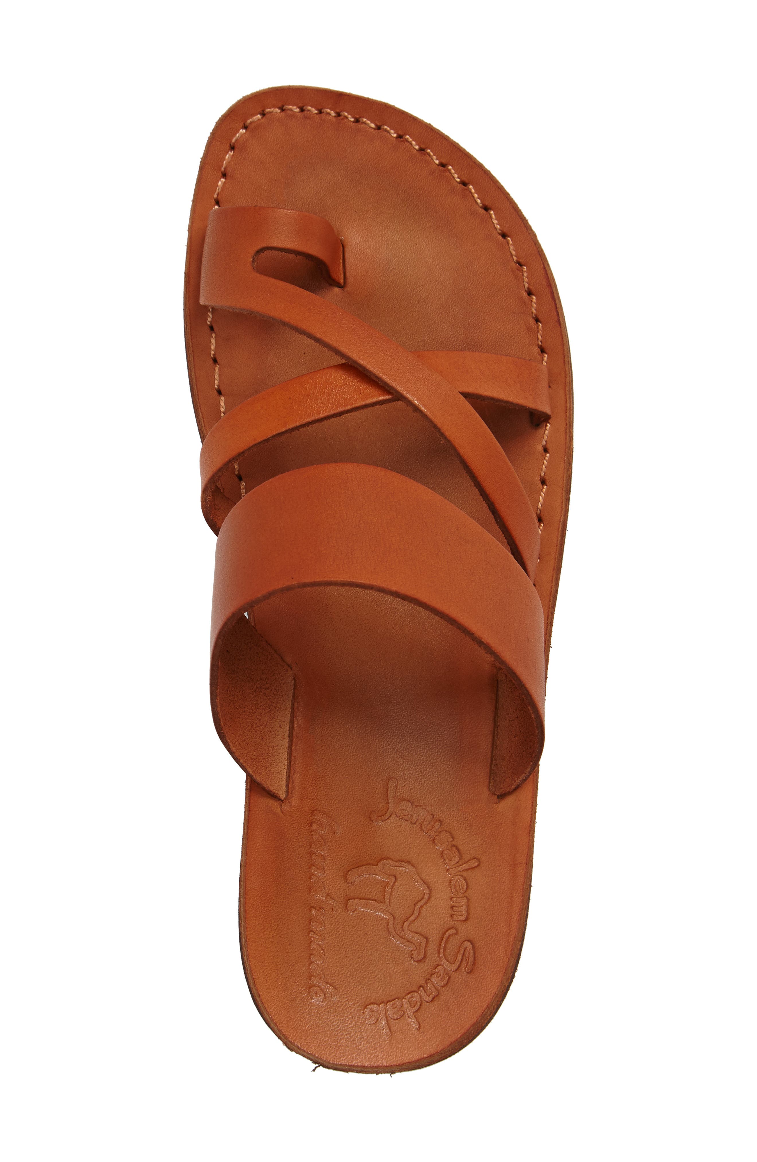 The Good Shepherd Sandal, Alternate, color, HONEY LEATHER