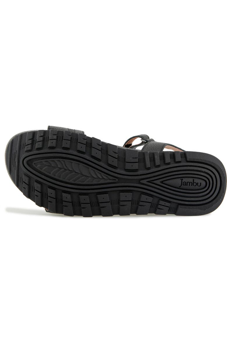 Jambu Liza Casual Wedge Sandal, Alternate, color, Black