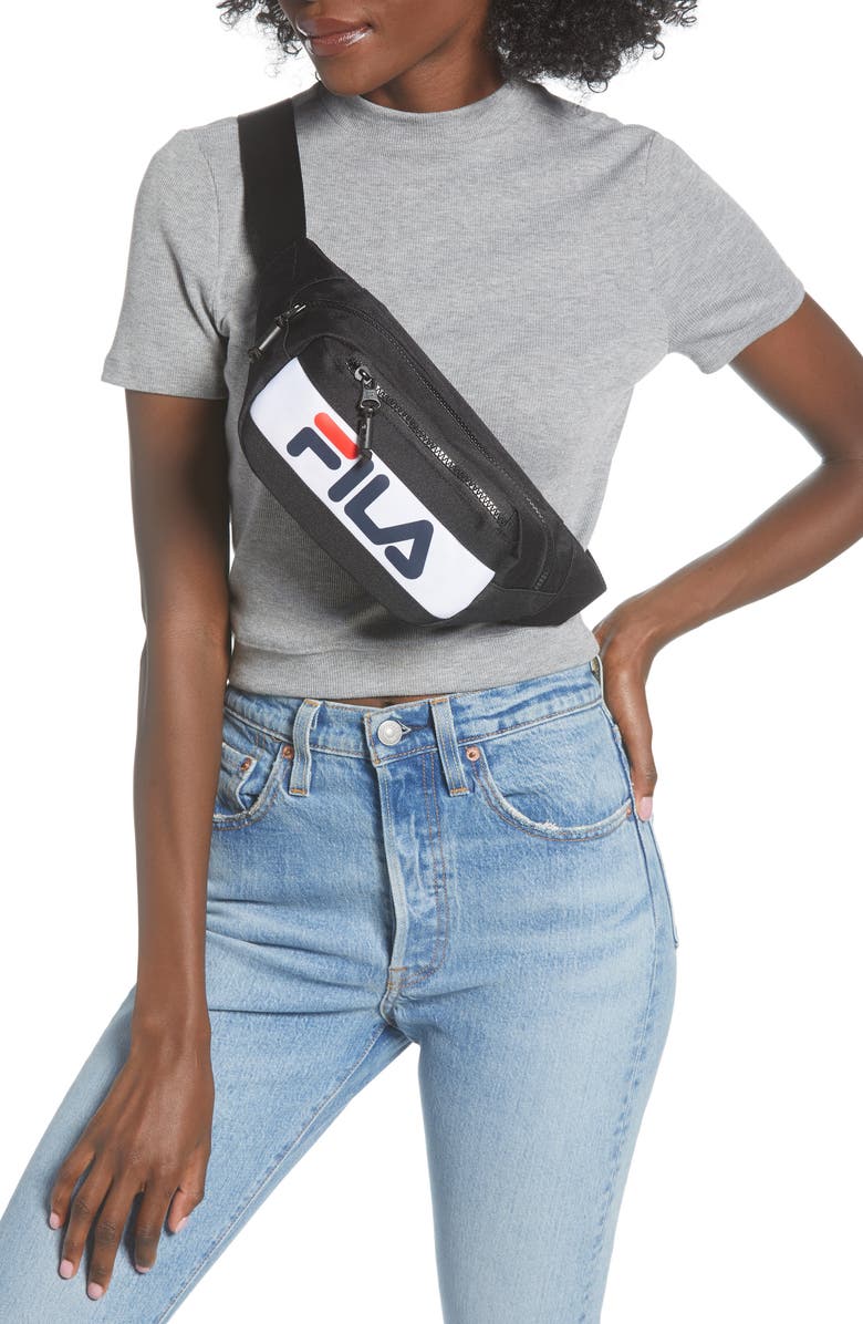 FILA Henry Logo Belt Bag, Alternate, color,