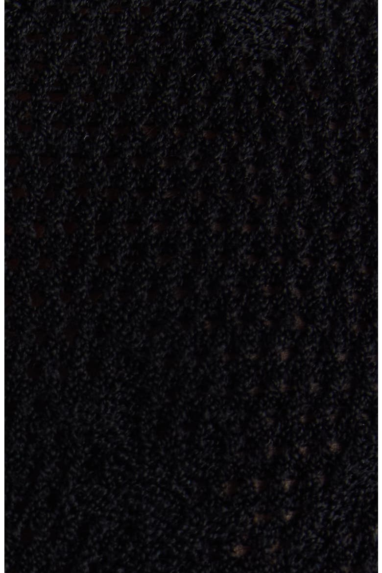 Long Sleeve Open Back Body-Con Sweater Dress, Alternate, color, BLACK