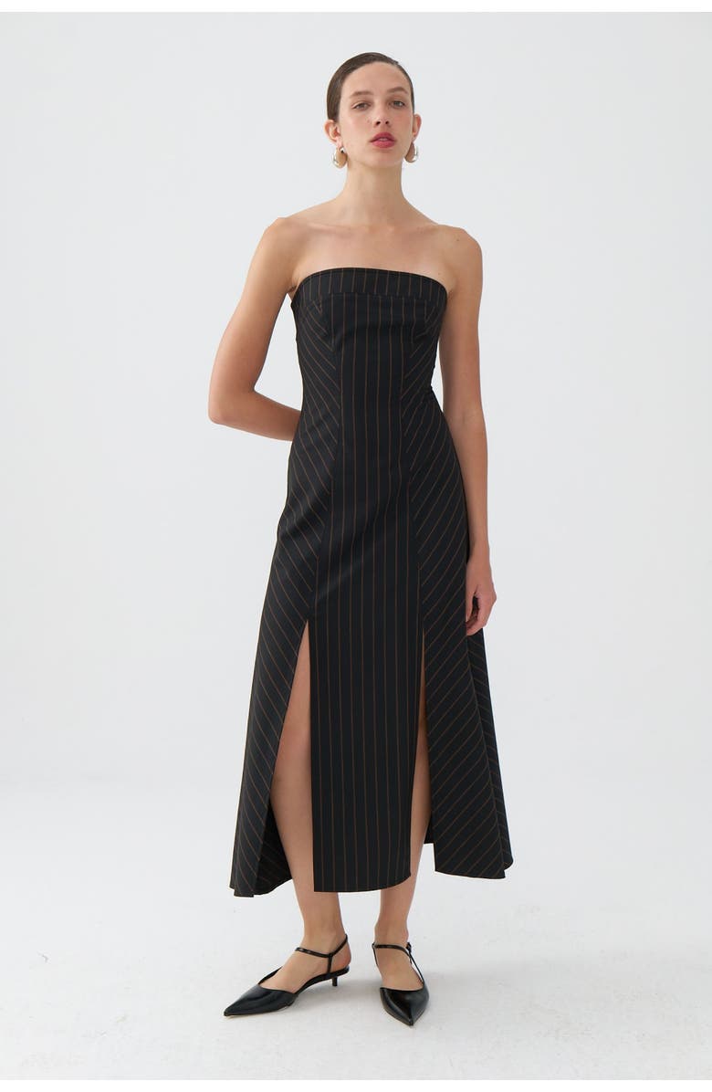 Nocturne Strapless Maxi Dress, Main, color, 