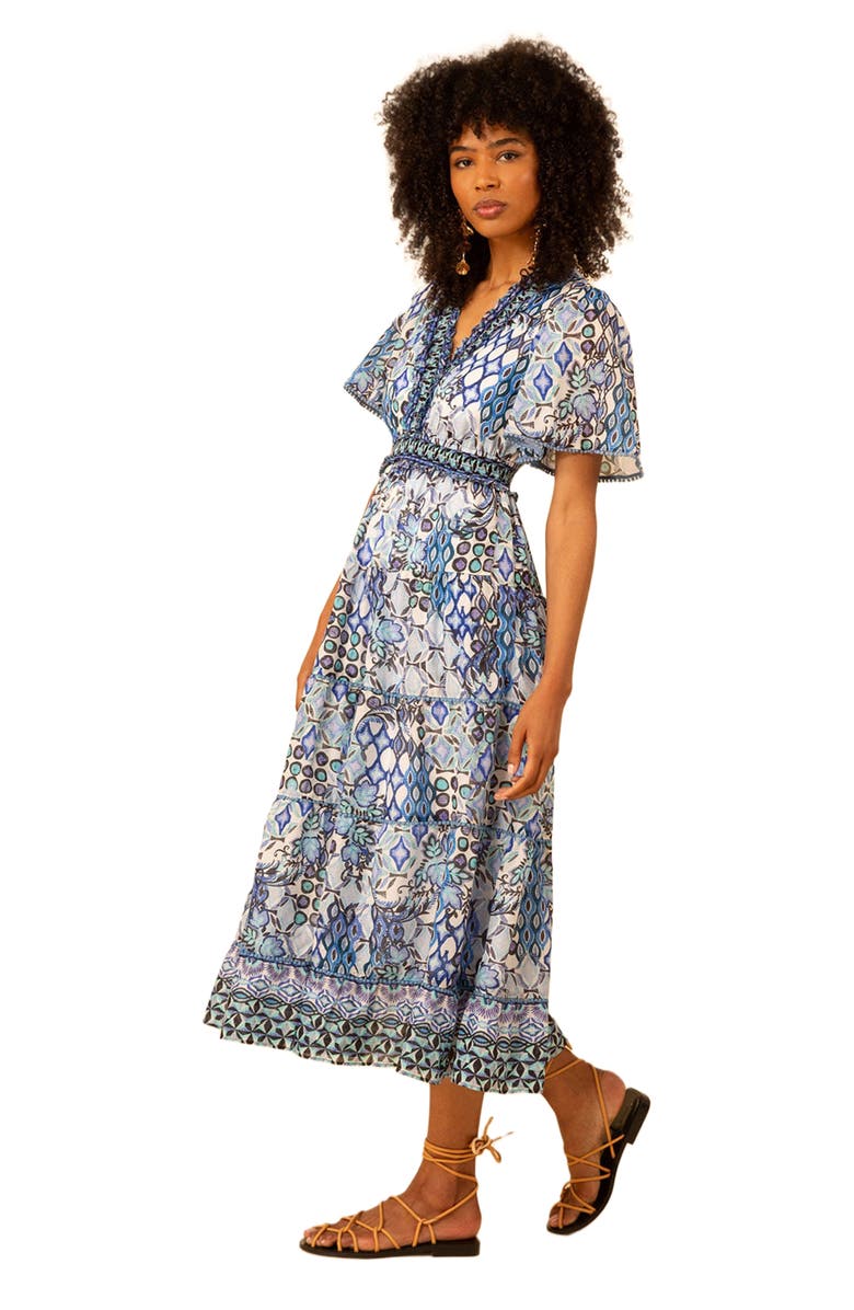 Hale Bob Leia Voile Dress, Main, color, 