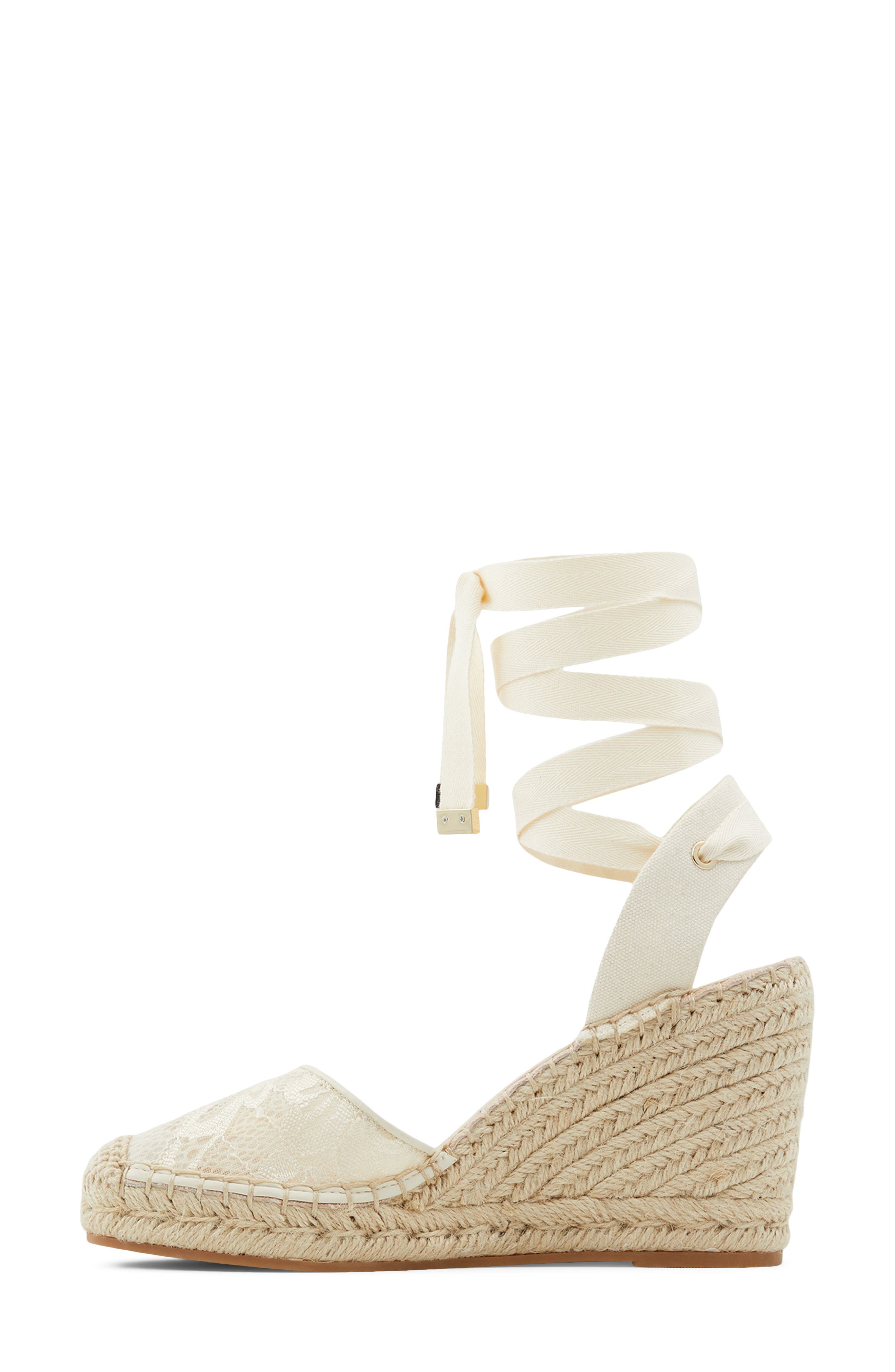 ALDO Efemina Espadrille Platform Wedge Sandal, Alternate, color, 