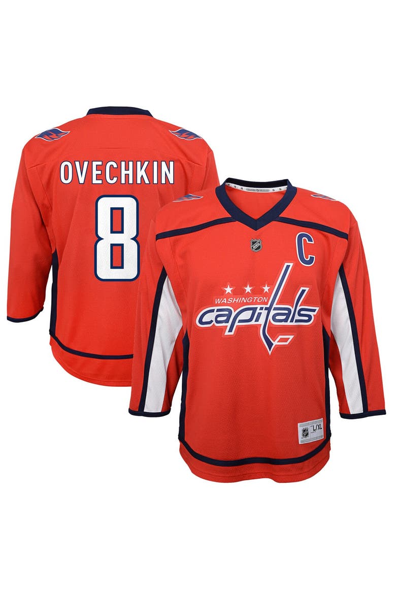 Infant Alexander Ovechkin Red Washington Capitals Replica Player Jersey, Main, color, Red