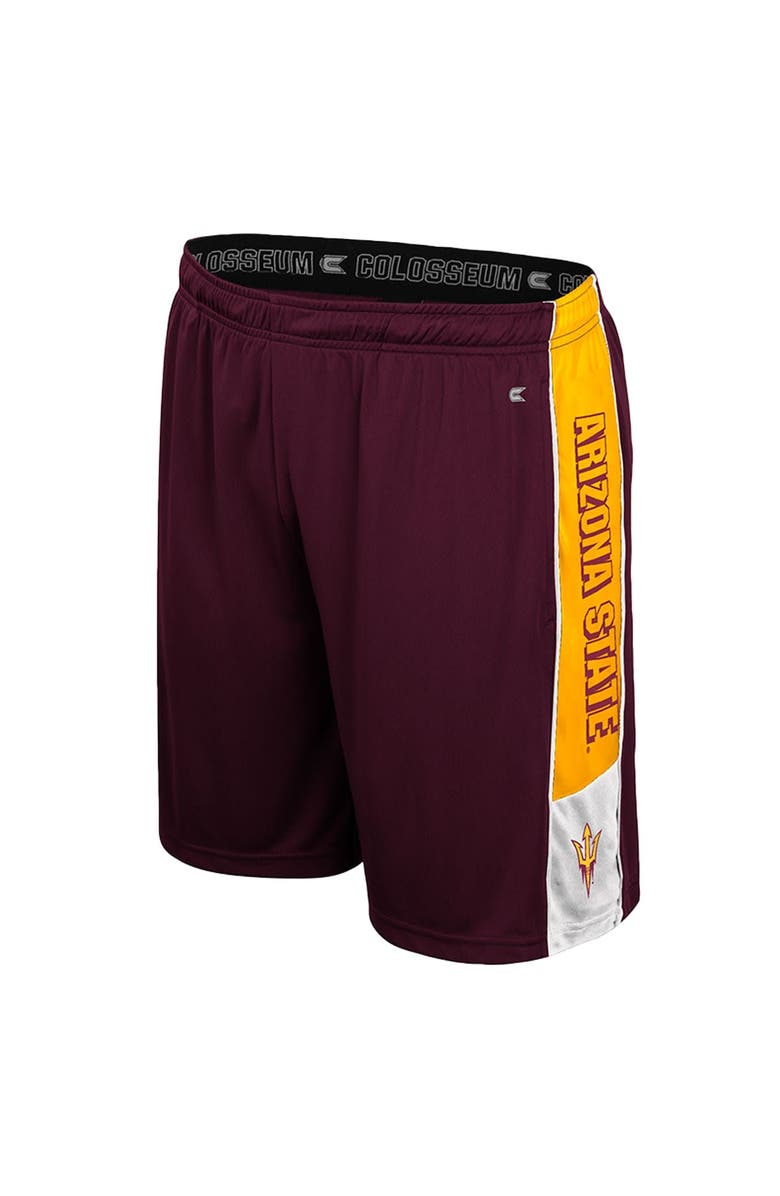 COLOSSEUM Men's Colosseum Maroon Arizona State Sun Devils Quantum Shorts, Alternate, color, Maroon
