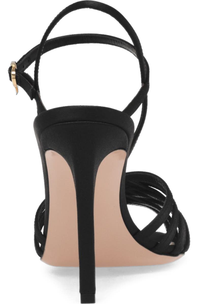 Gianvito Rossi Kerry Sandal, Alternate, color, Black Fabric