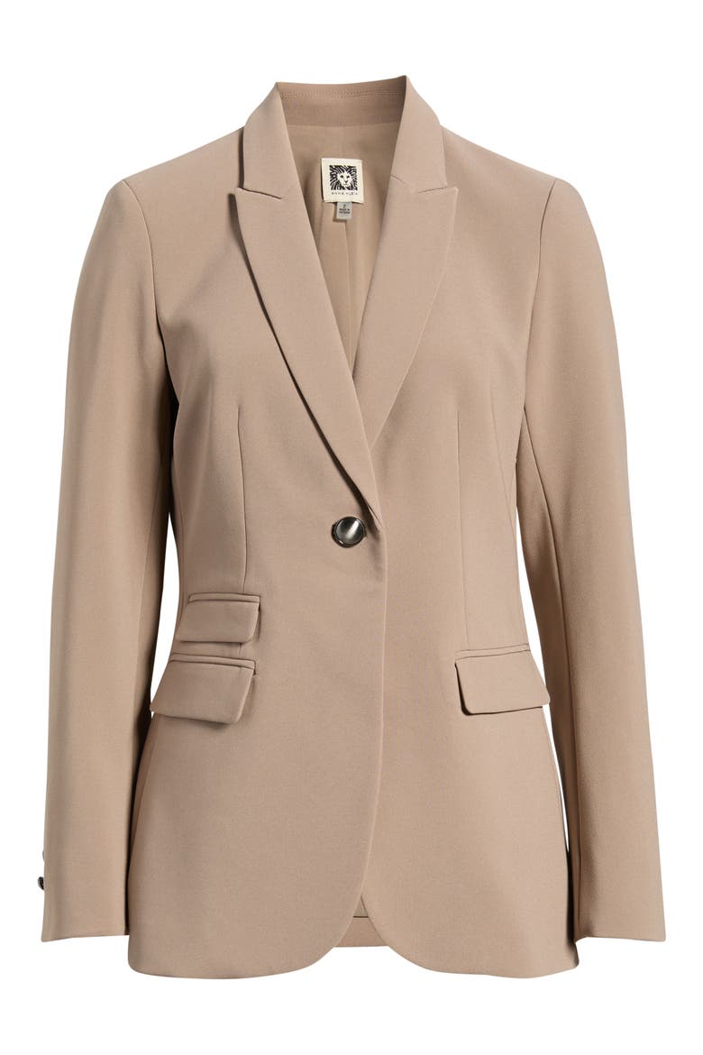 Triple Pocket One-Button Blazer, Alternate, color, NATURAL CLAY
