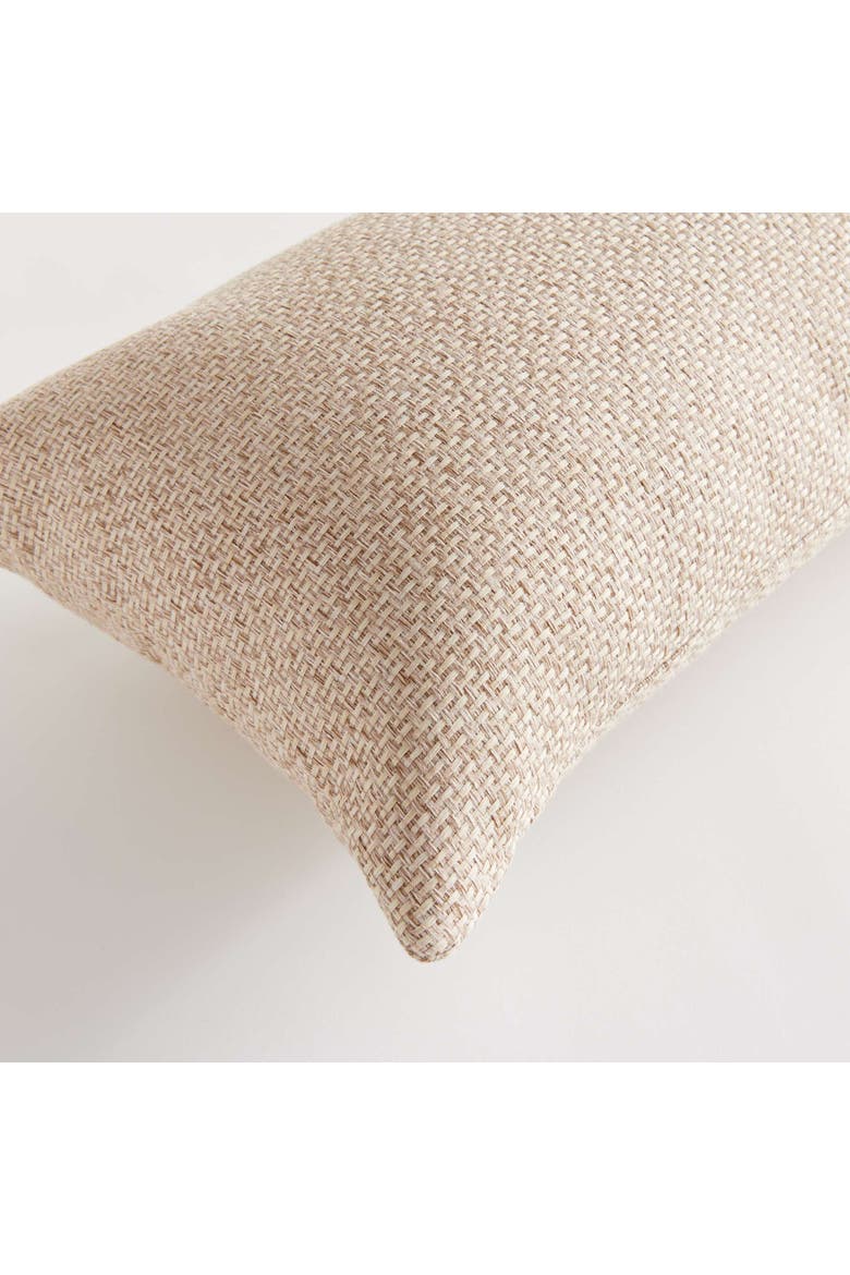 Blake Lumbar Indoor-Outdoor Pillow, Alternate, color, Beige