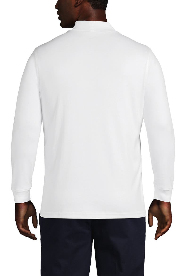 Cotton Supima Mock Turtleneck, Alternate, color, White