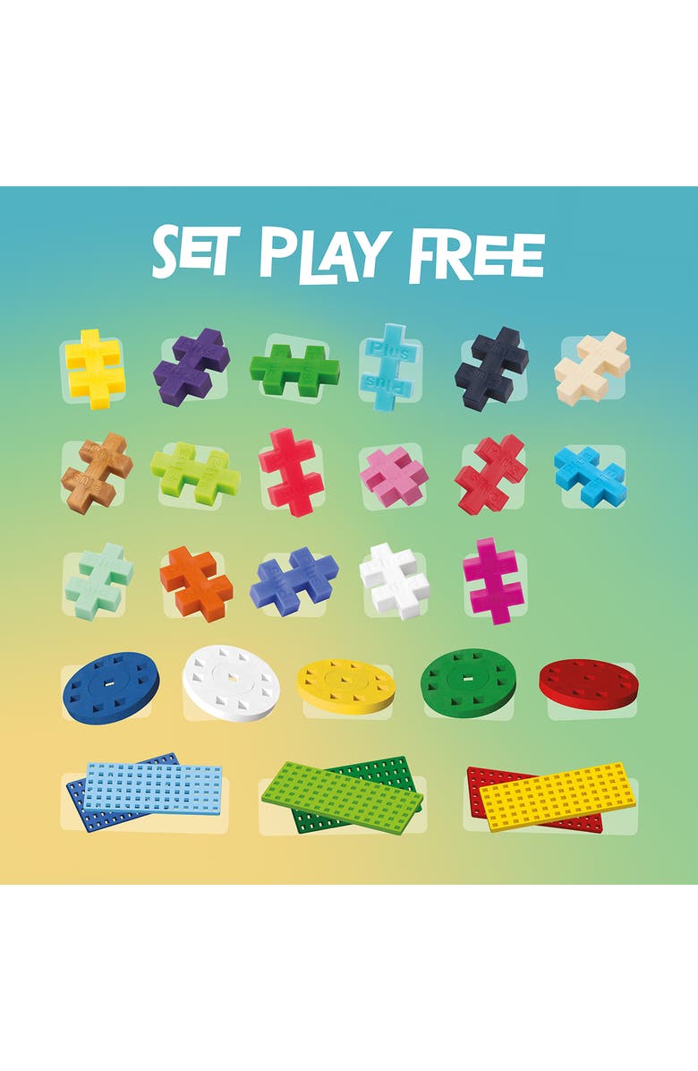 Plus-Plus USA Learn to Build Colorverse, Alternate, color, Rainbow Multi