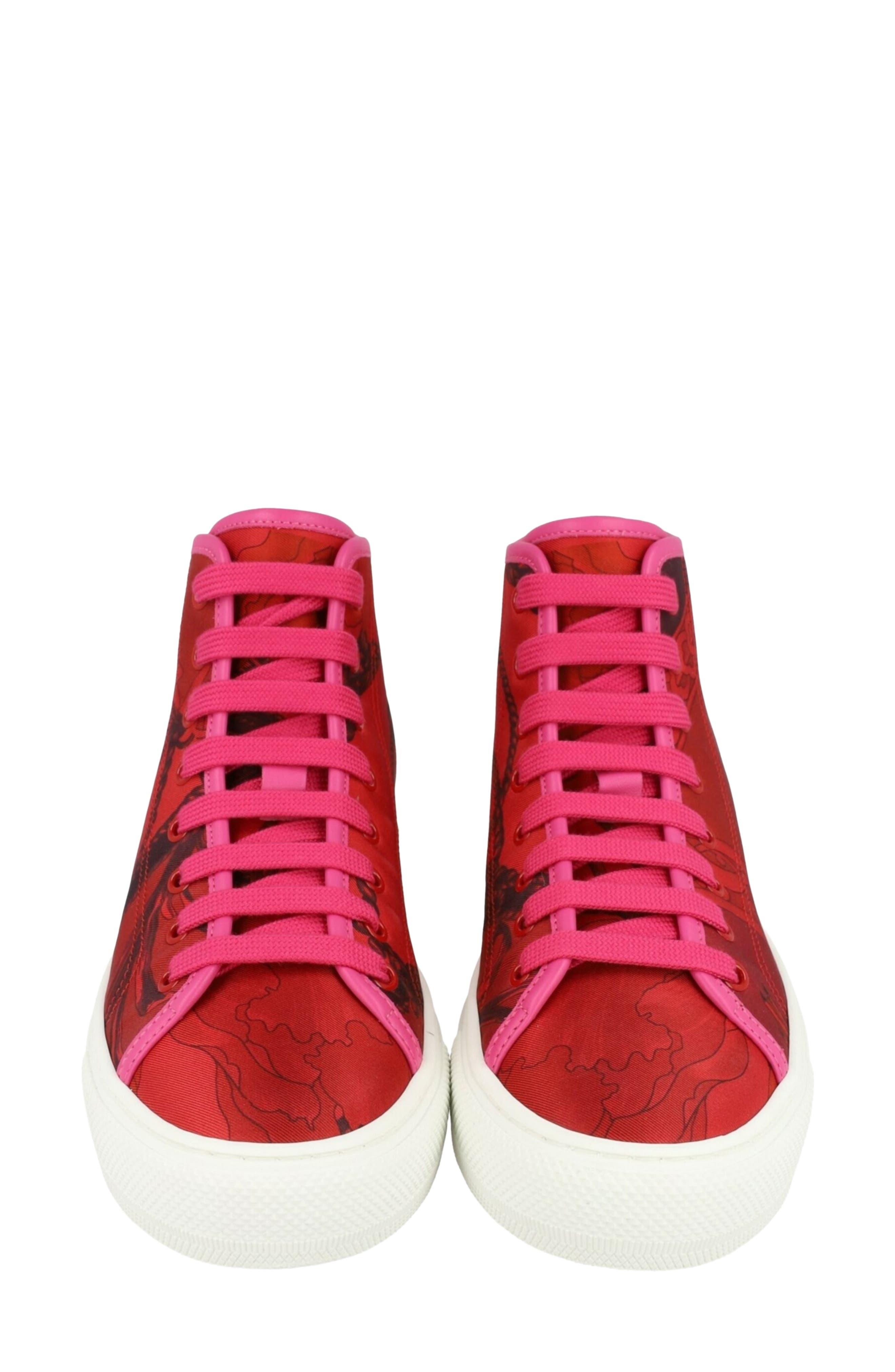 Mafalda 1 High Top Sneaker, Alternate, color, RED