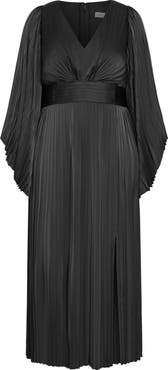 City Chic Carmina Long Sleeve Maxi Dress