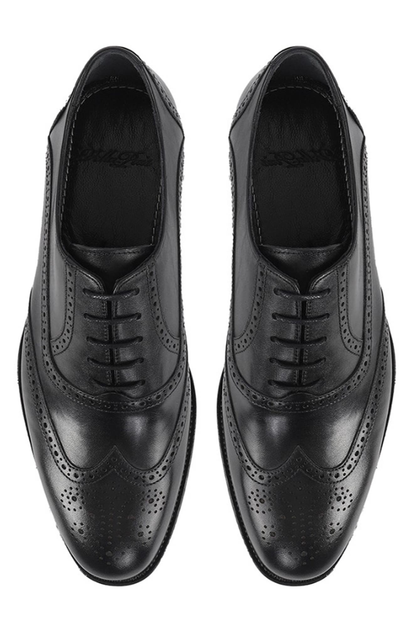 VELLAPAIS Condotti Brogue Oxford, Alternate, color, Black