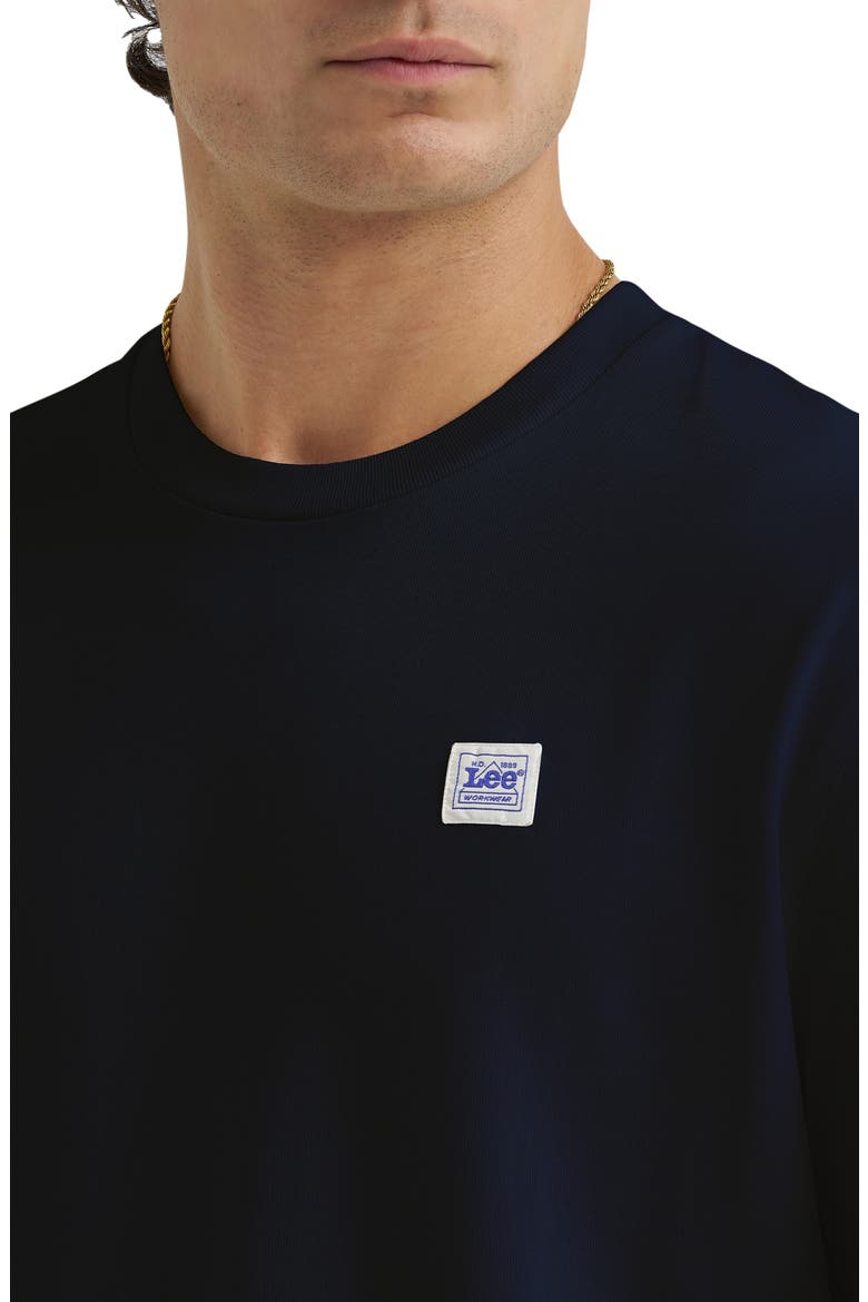 Logo Patch T-Shirt, Alternate, color, REBEL NAVY