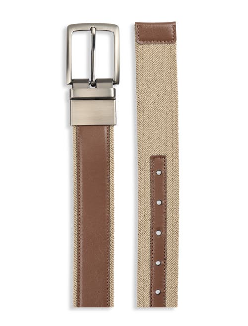 Harbor Bay By Dxl Big & Tall Reversible Belt In Brown