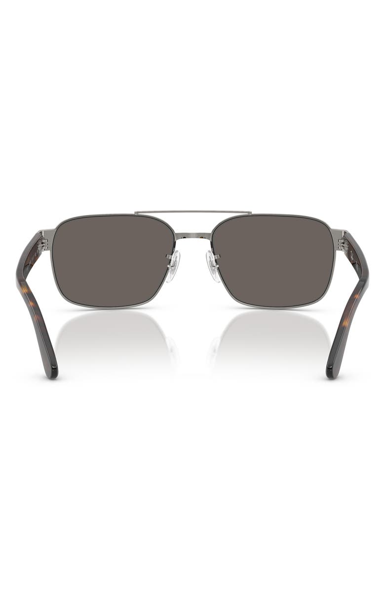 Ray-Ban 61mm Square Sunglasses, Alternate, color, Gunmetal