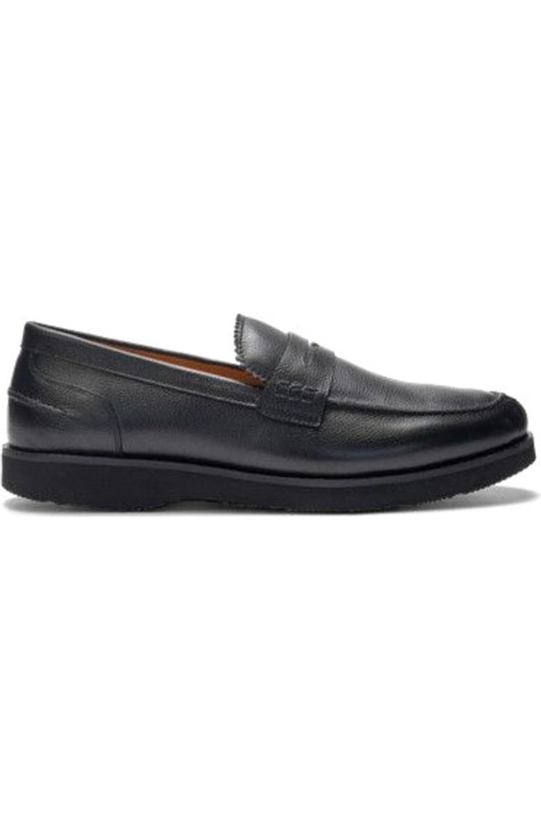 A. Veer Mason Penny Loafer, Alternate, color, Black Leather