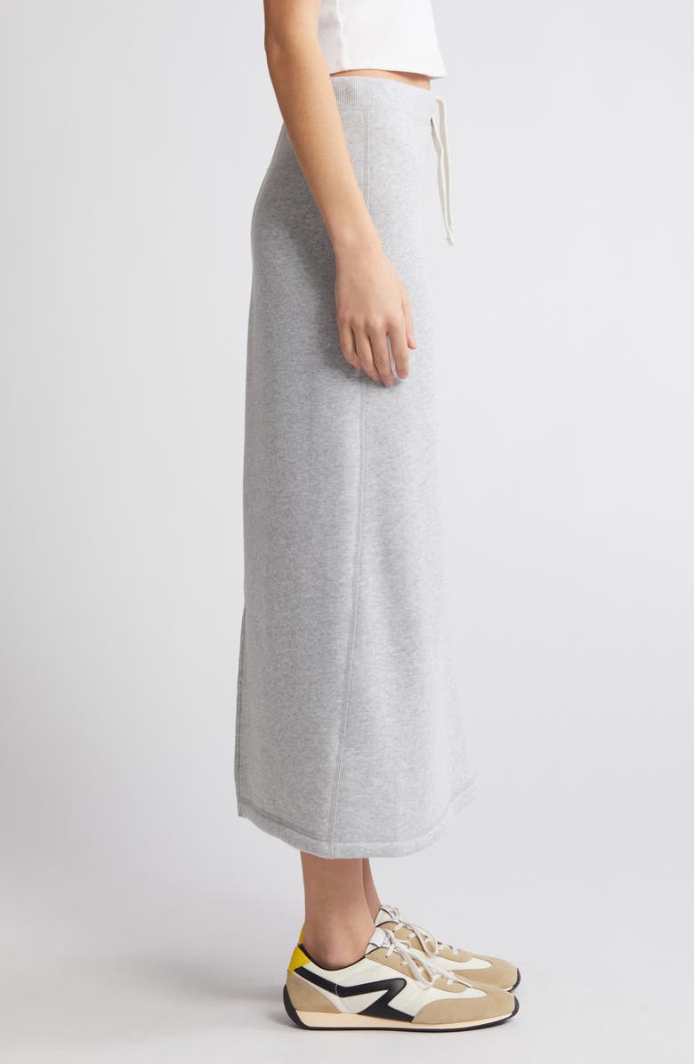 rag & bone Terry Midi Sweater Skirt, Alternate, color, 