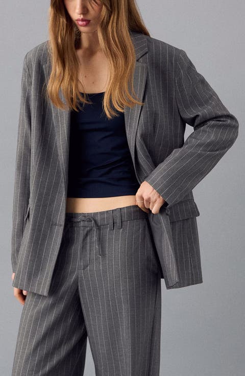 Stripe Suit Blazer