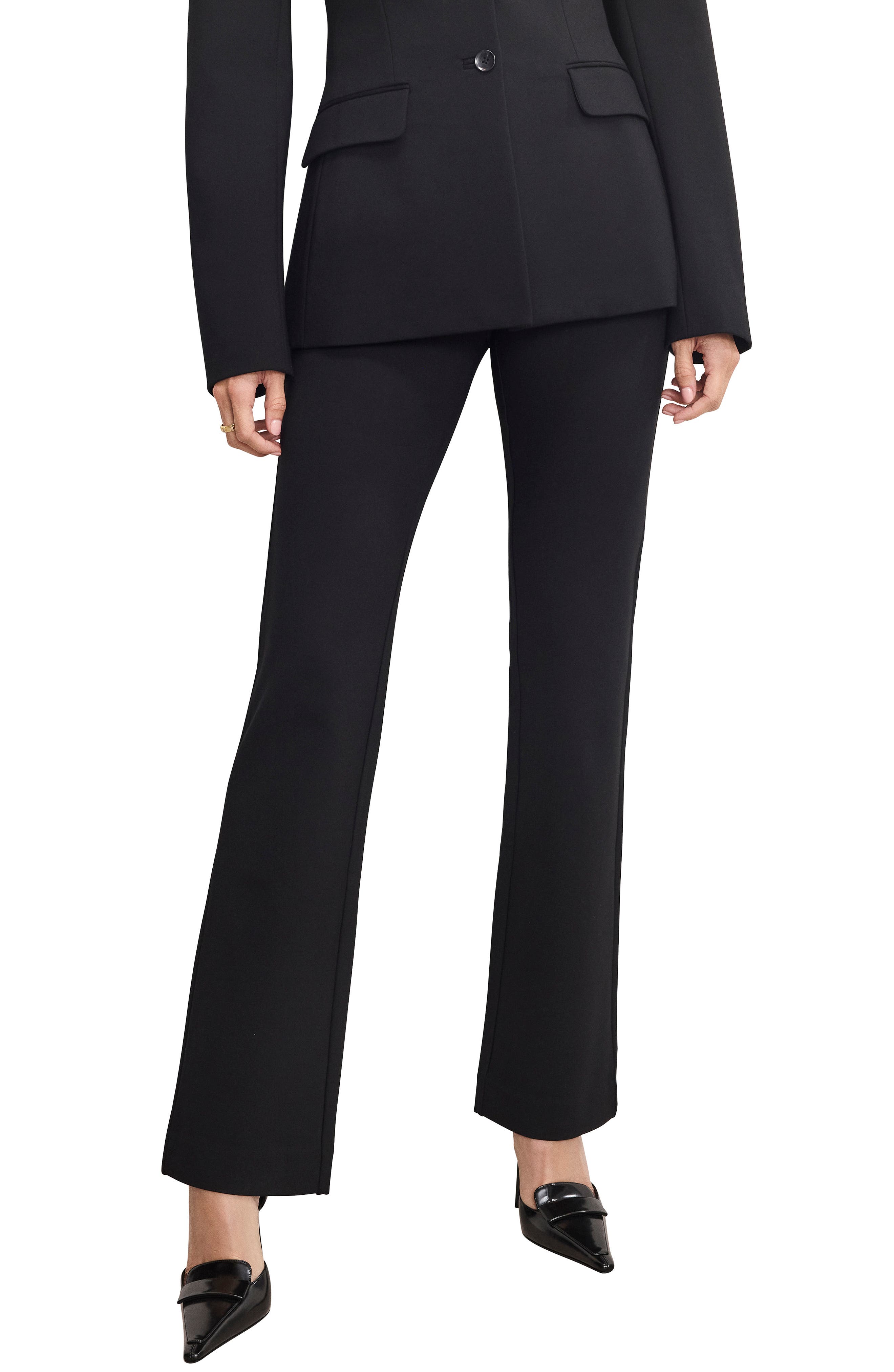 Ponte Straight Leg Pants