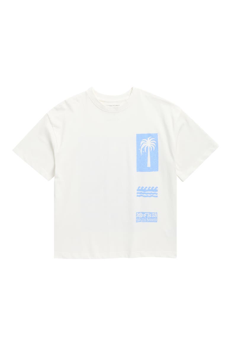 Kids' Graphic T-Shirt, Main, color, OFF WHITE