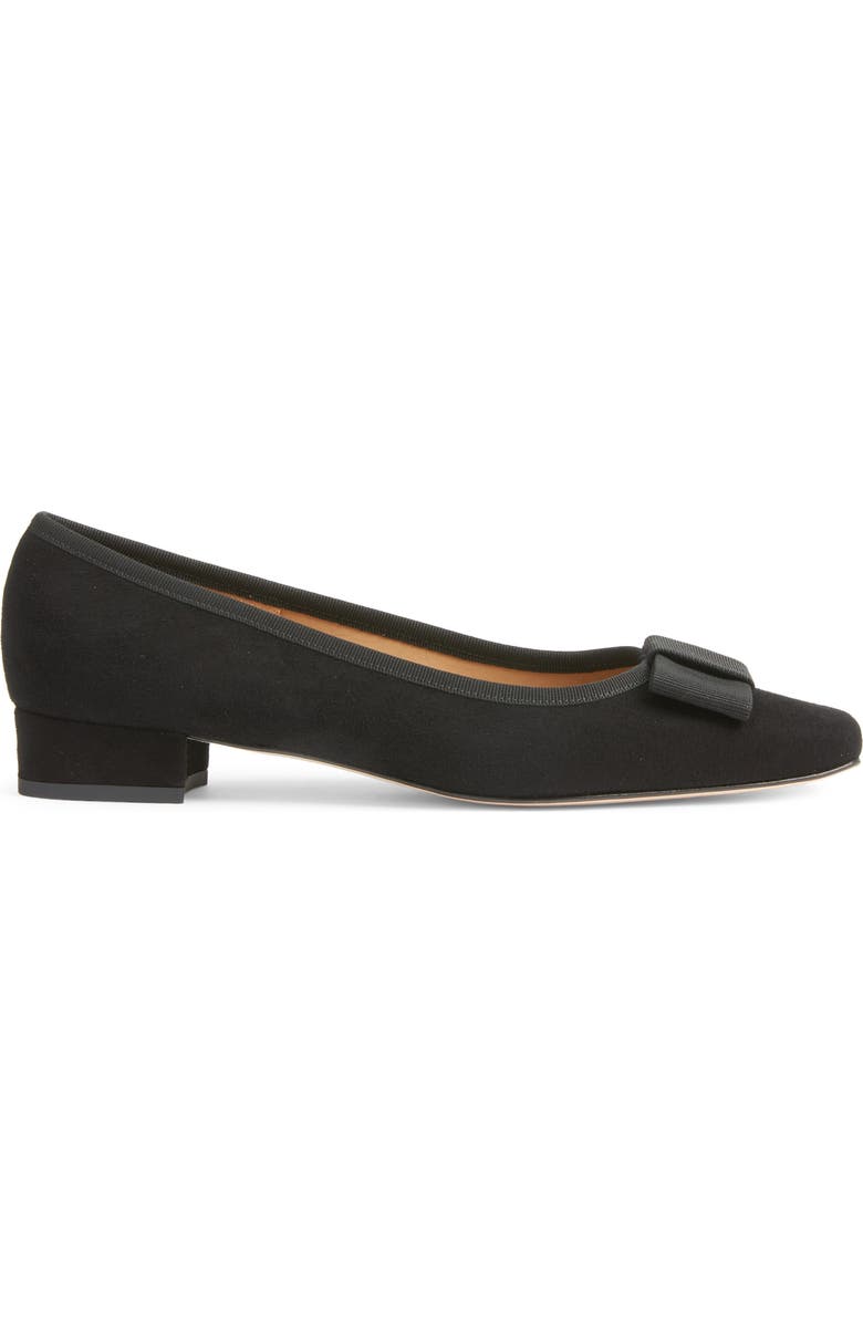 ANN MASHBURN Bridgette Flat, Alternate, color, Black Suede