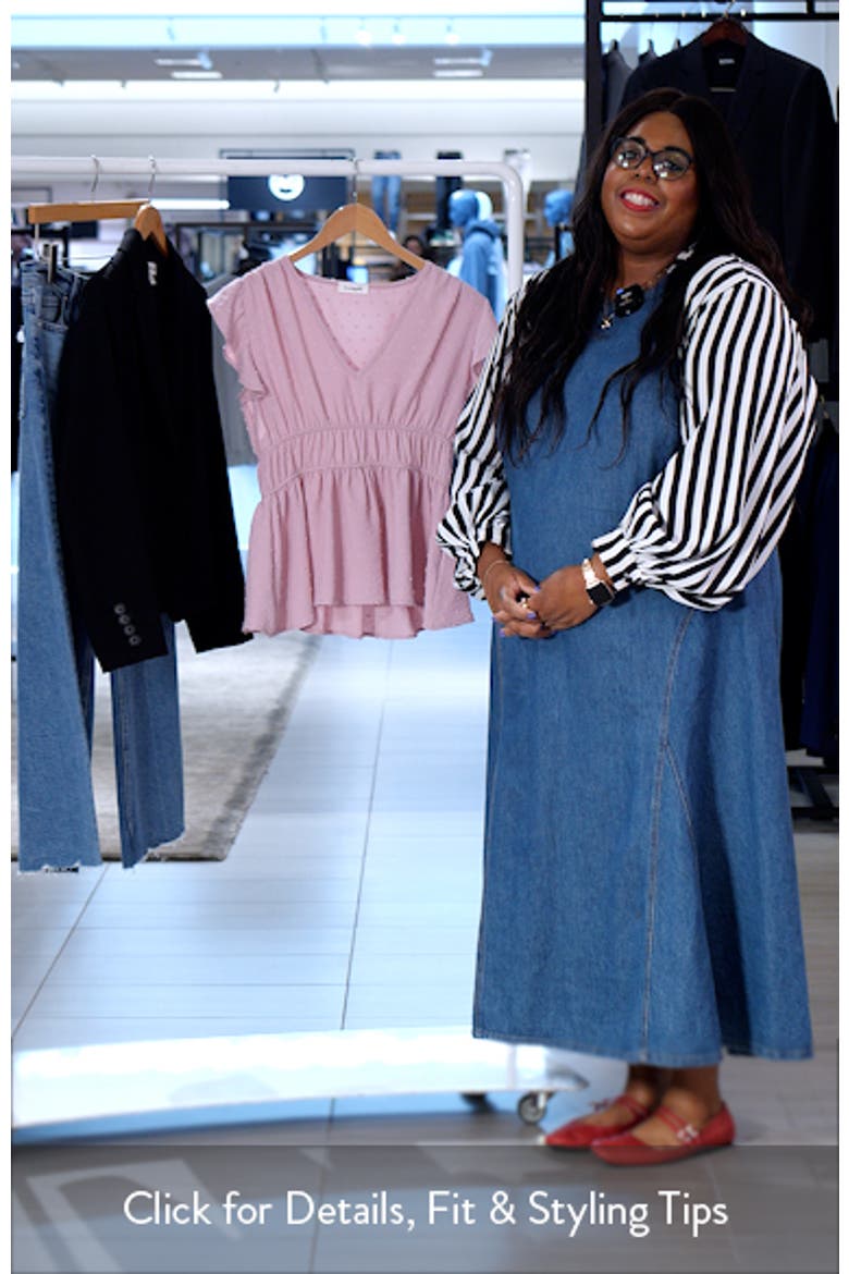 Flutter Sleeve Empire Waist Top video
