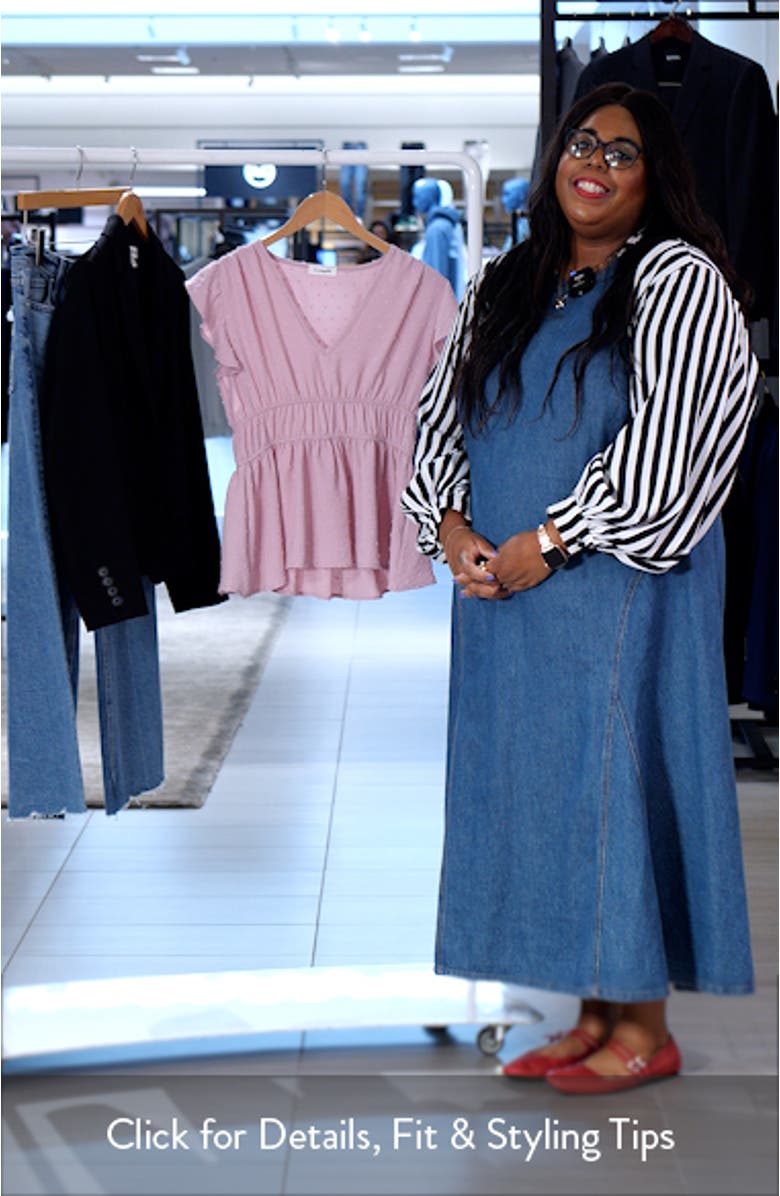 Flutter Sleeve Empire Waist Top, sales video thumbnail