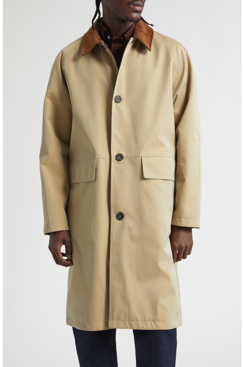 Reversible Single Breasted Mac Jacket (Men) | Nordstrom