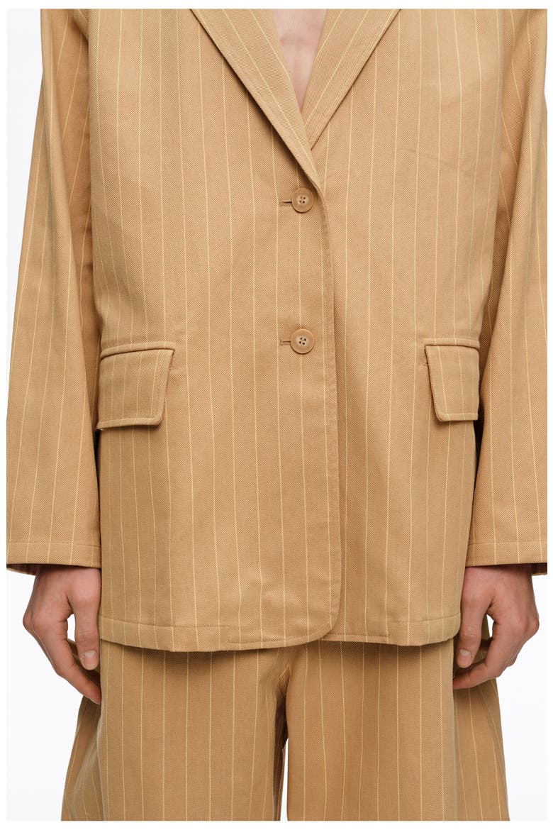 Double-Breasted Tailored Jacket, Alternate, color, OCHRE