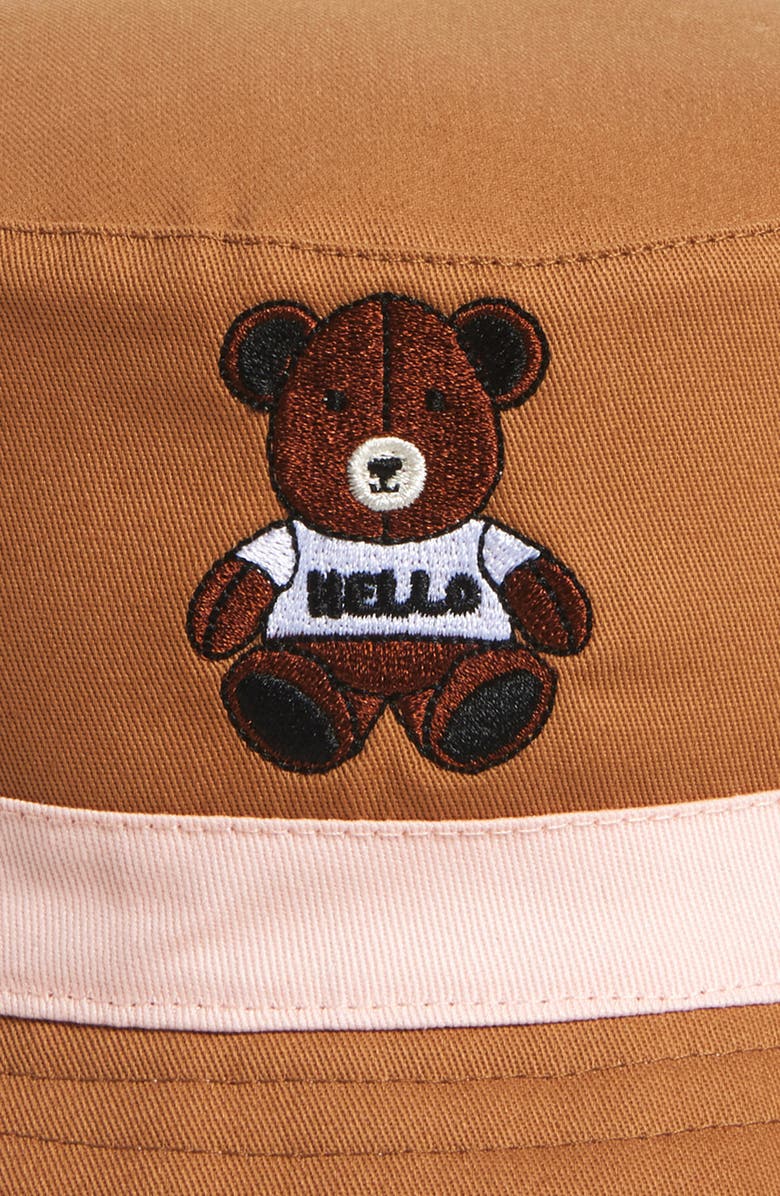 mimish Kids' Reversible Bucket Hat, Alternate, color, Teddy Bears