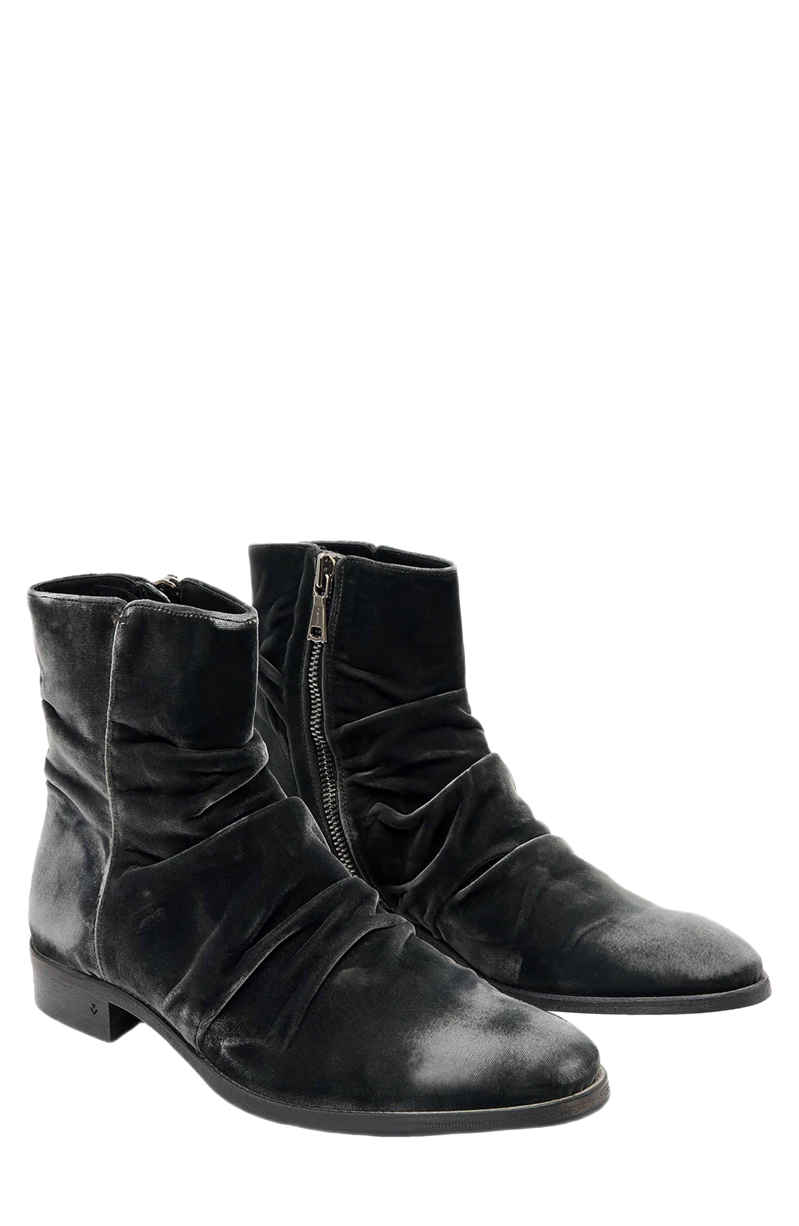 Morrison Sharpei Leather Boot, Main, color, BLACK