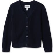 Lands' End Girls Button Front Knit Cardigan