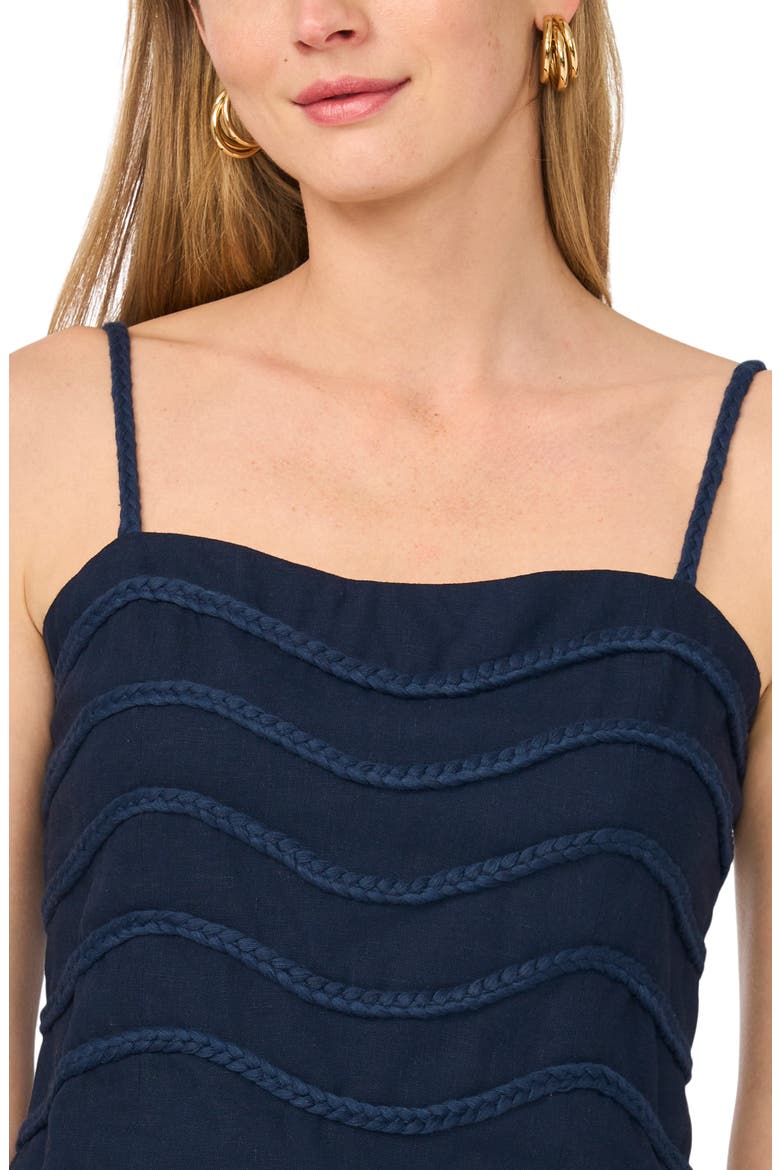 Rope Embroidered Camisole, Alternate, color, INDIGO NIGHT