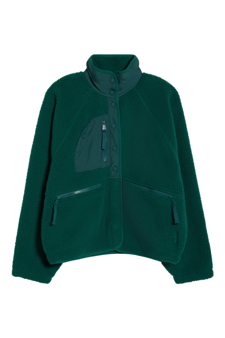 FP Movement Hit the Slopes Fleece Jacket, Alternate, color, EVERGREEN