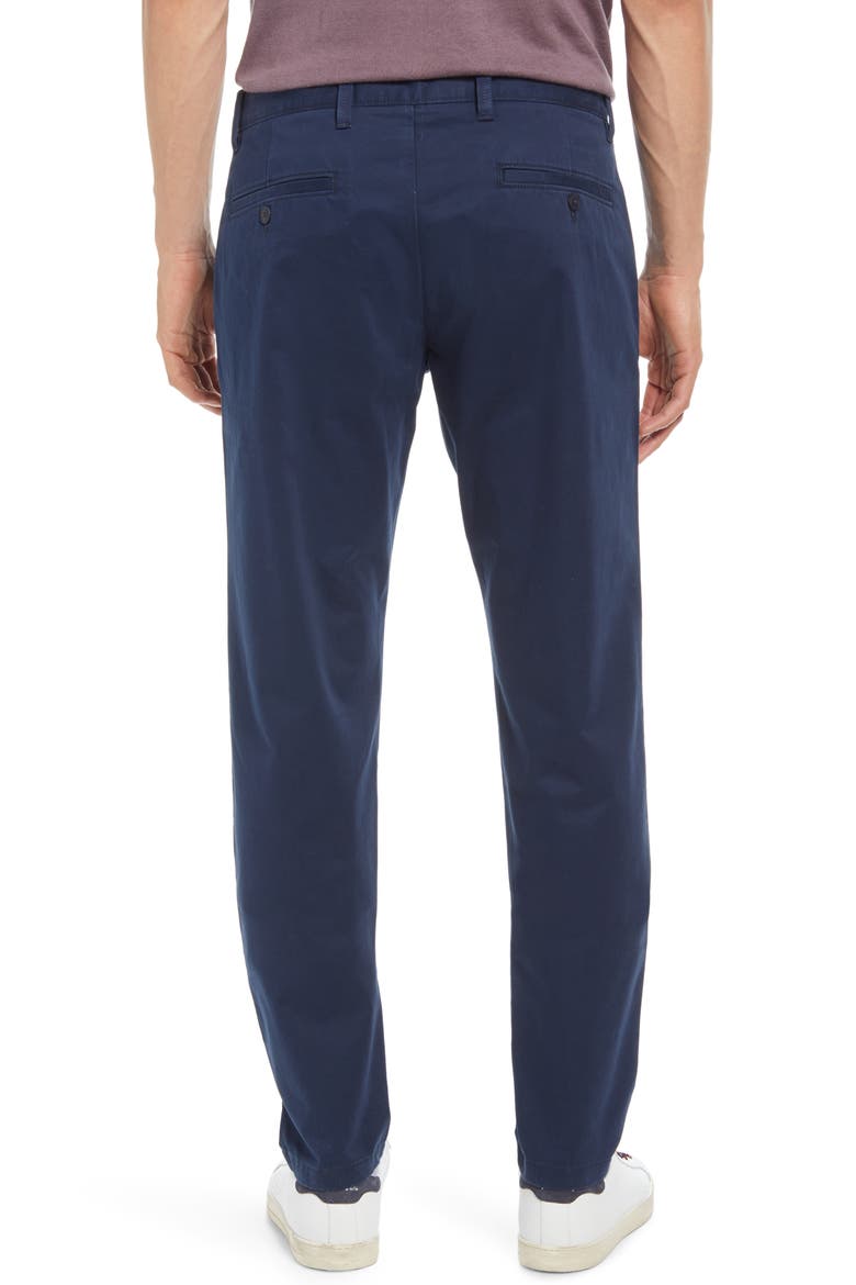 Skinny Fit Stretch Chino Pants, Alternate, color, NAVY ECLIPSE