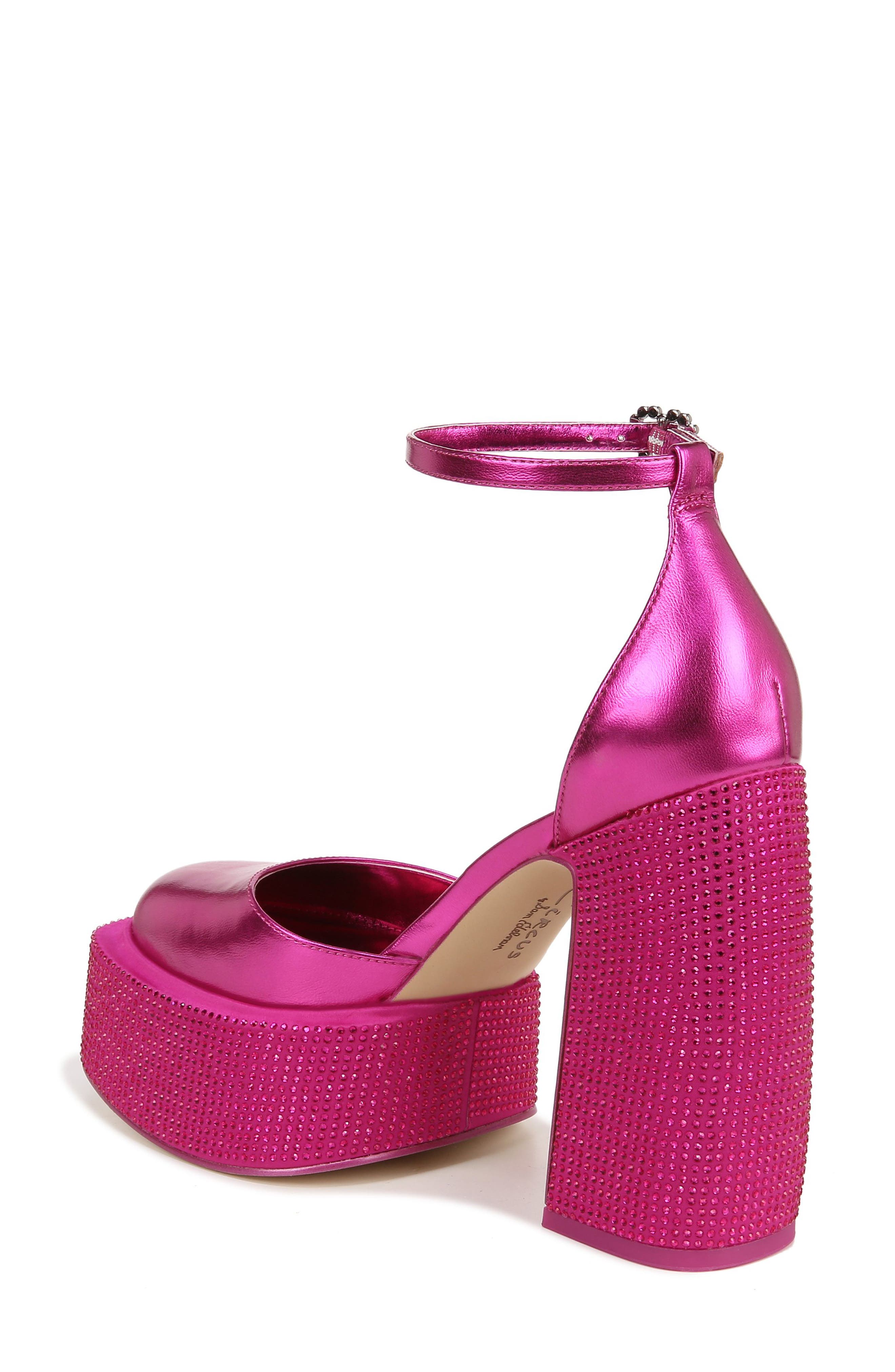 Circus NY by Sam Edelman Bailey Rhinestone Platform Sandal, Alternate, color, 